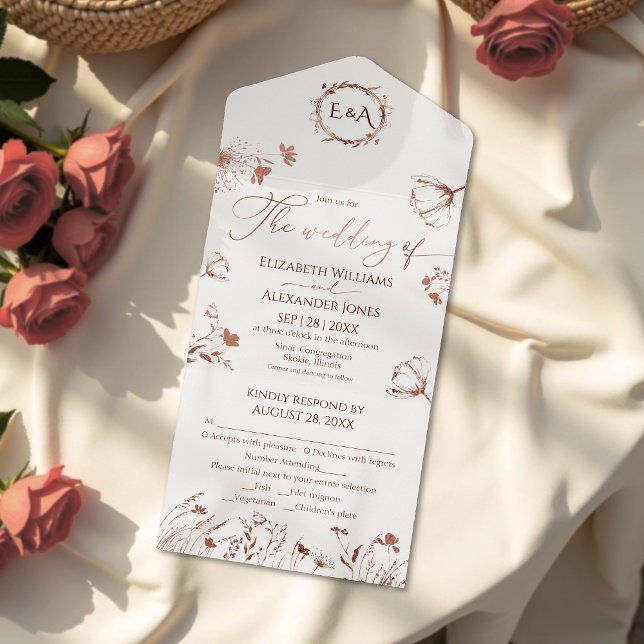Casamento Da Primavera Tudo Em Um Convite A Flor S (Criador carregado)