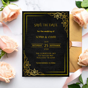 Casamento Dark Academia Gótico Elegante Save the D