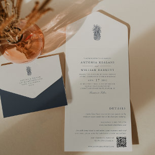 Casamento de Abacaxi em Vintage