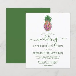 Casamento de Abacaxi Tropical Hibiscus Pineapple