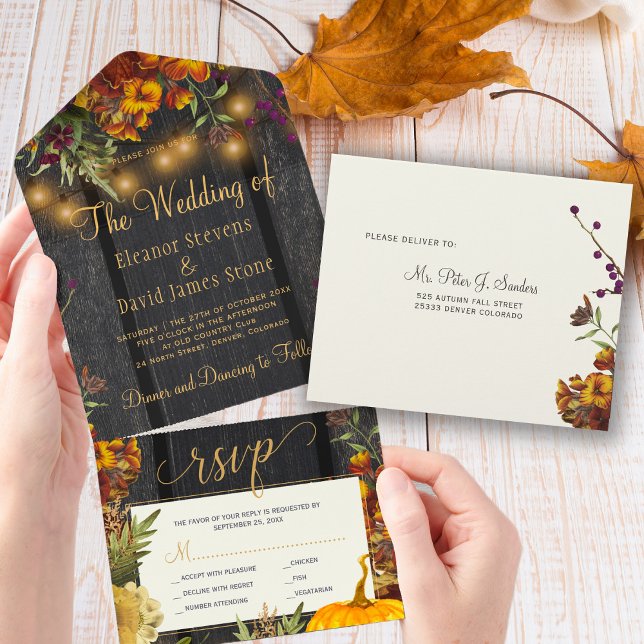 Casamento de abóbora floral com abóbora floral no  (Criador carregado)