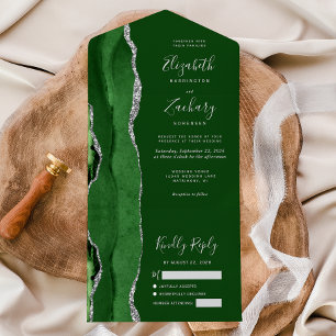 Casamento de Agata de Silver Verde-Hunter