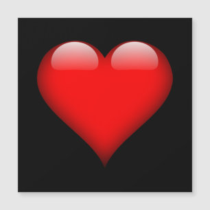 Casamento de Amor com Trendy Heart Vermelho