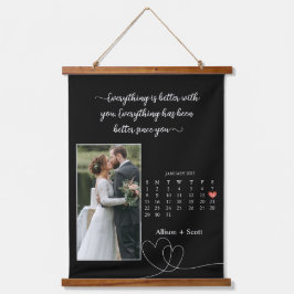 Casamento de Aniversário do Calendário do Mês de F