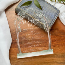 Casamento de Árvores Aquáticas Elegante