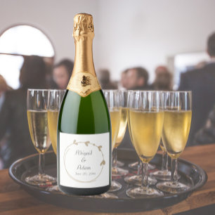 Casamento de Beige Simple Heart