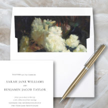 Casamento de Belas Artes Florais Brancas Elegante