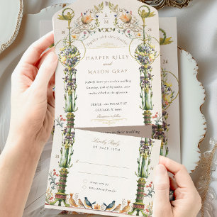 Casamento de Bliss Botânico Vitoriano Perfurado RS