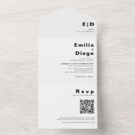 Casamento de Boda Formal Minimalista Elegante