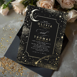 Casamento de Boho da Noite Estrelada do Crescente