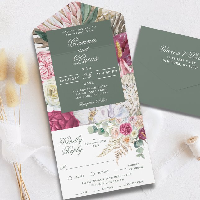 Casamento de Boho Floral Boho Boho (Criador carregado)