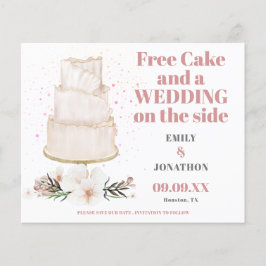 Casamento De Bolo Livre Do Orçamento Ao Lado Salva