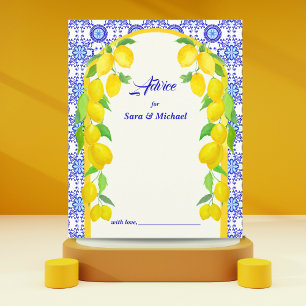 Casamento de Brida Amalfi com Limões de Aquarela