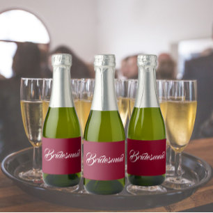 Casamento de Bridesmaid do Script Estilizado de Cr