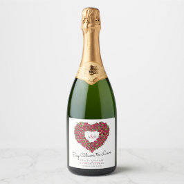 Casamento de buquê de tulipa preto vermelho