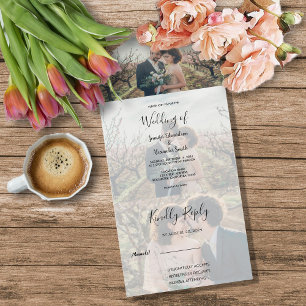 Casamento de caligrafia elegante rústica