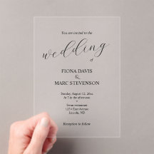 Casamento de caligrafia minimalista simples na mod