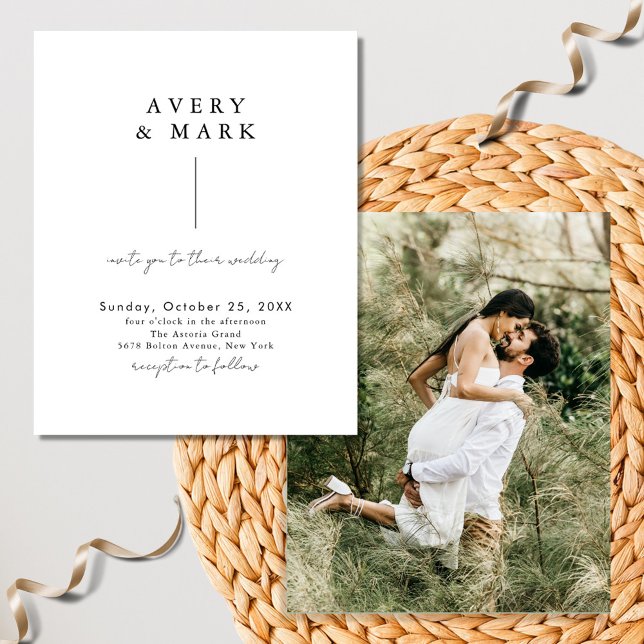 Casamento de Caligrafia Moderna Minimalista de Orç (Criador carregado)