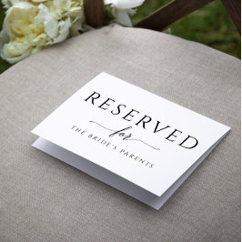 Casamento de Caligrafia Romântica com Cartão de Te