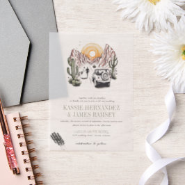 Casamento de Casal fora do canyon