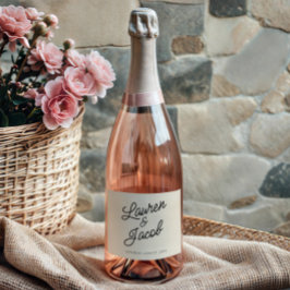 Casamento de Champanhe Minimalista Moderno