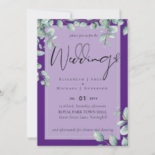 Casamento de Cinzas Eucalyptus Lilac Lemon