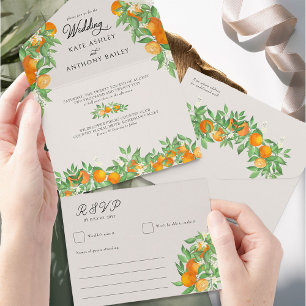 Casamento de Citrino Flor de Laranjeira e RSVP