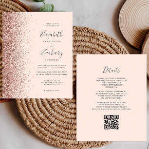 Casamento de Código QR com Código de Glitter Doura