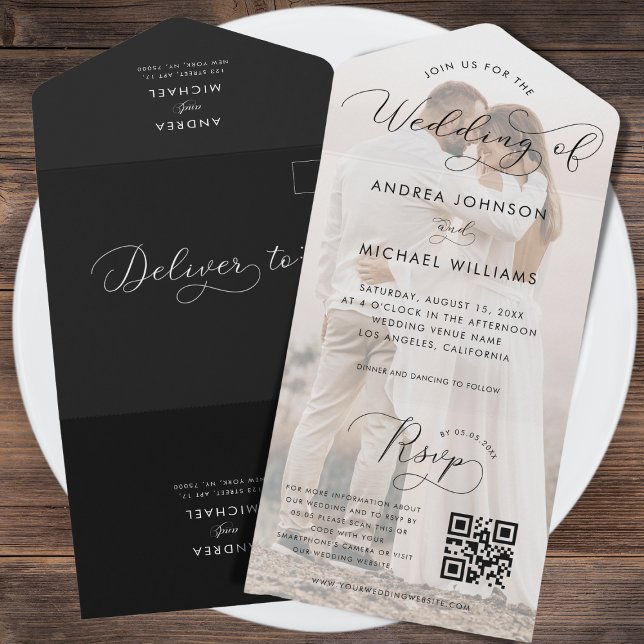 Casamento de Código Qr com Script de Caligrafia Ro (Criador carregado)