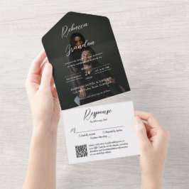 Casamento de código QR de Sobreposição de Fotograf