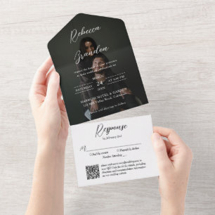 Casamento de código QR de Sobreposição de Fotograf