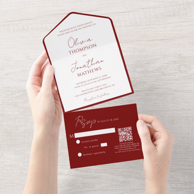Casamento de Código QR do Script de Borda Vermelha (Tearaway)