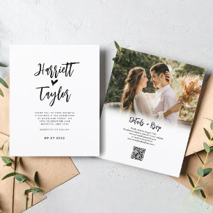 Casamento de Código QR Foto de Script Cardíaco Ado