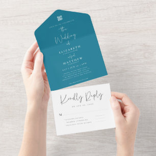 Casamento de Código QR Simples e Moderno Chic Eleg