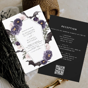 Casamento de Código QR - Todos no Halloween do Orç