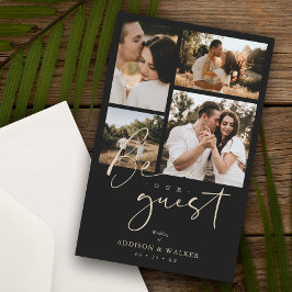 Casamento de Colagem de Trendy Preta do Orçamento 