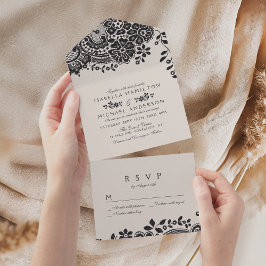 Casamento de colar elegante e preto