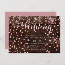 Casamento de Confetti Rosa-Rosa-Rosa, Russo Modern