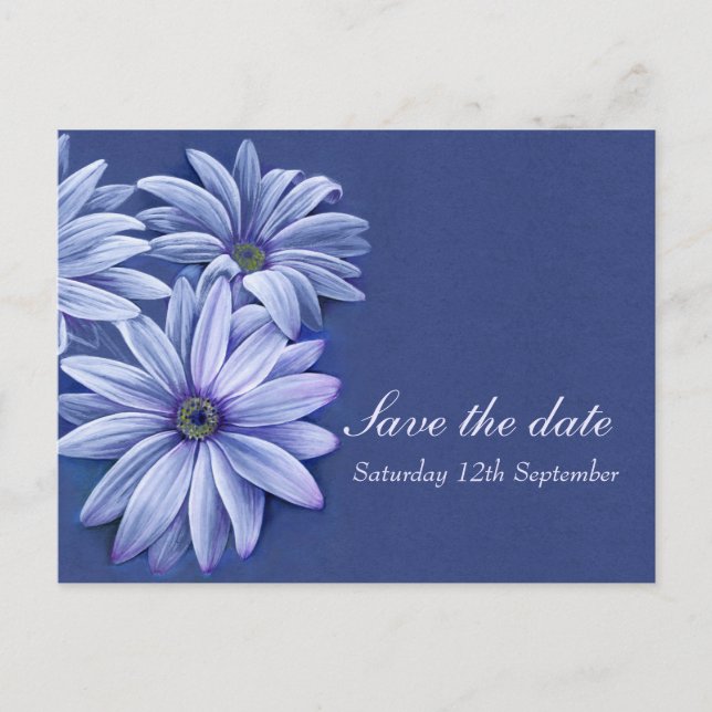 Casamento de Daisy osteospermum salve o cartão de  (Frente)