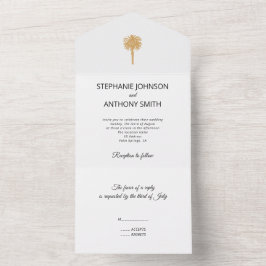 Casamento de Destino da Árvore Dourada de Praia Tr