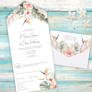 Casamento de Destino das Flores Botânicas Tropicai