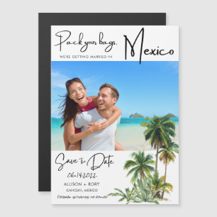 Casamento de Destino de Praia do México Salvar a D