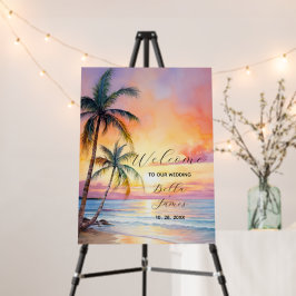 Casamento de Destino de Praia Sunset