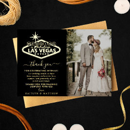 Casamento de Destino Elegante Las Vegas Obrigado