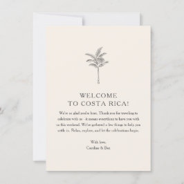 Casamento de Destino Itinerário de Boas-Vindas Pal