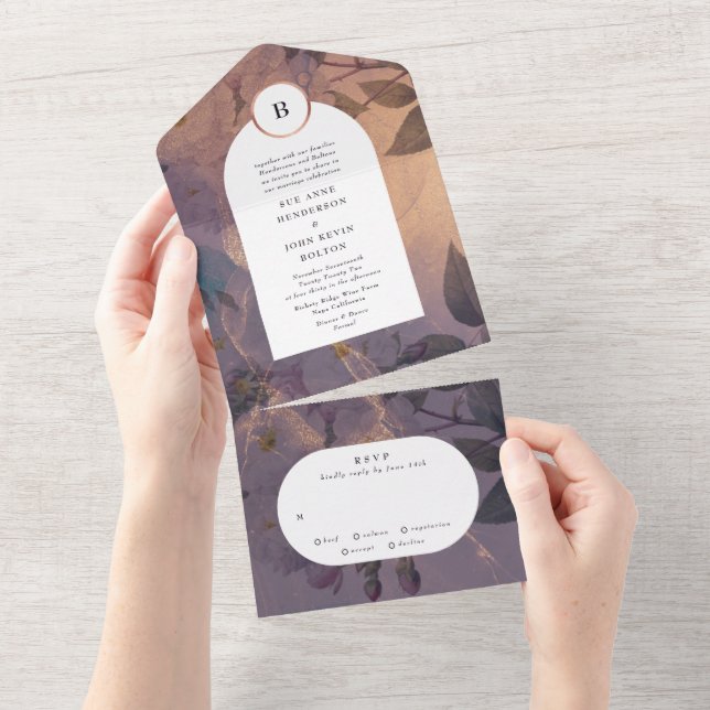 Casamento de Elegância Dourada com Rosa de Arco Fl (Tearaway)