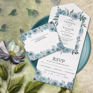 Casamento de espuma floral de coloração aquosa a