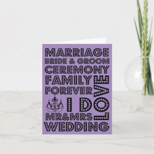 Casamento de Estilo Vegas Obrigado Notas