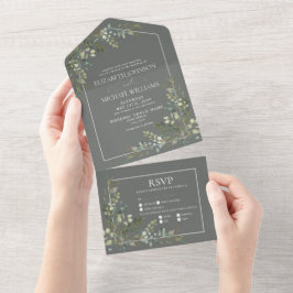 Casamento de Eucalyptus Botânico Refeições Verdes