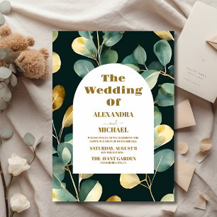 Casamento de Eucalyptus Dourado Verde